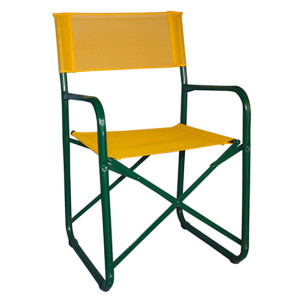 ΣΚΗΝΟΘΕΤΗ ΜΕΤΑΛΛΙΚΗ πολυθρόνα κήπου μεταλλική ΧΡΩΜΑ ΕΠΙΛΟΓΗΣ, 53x47x85    